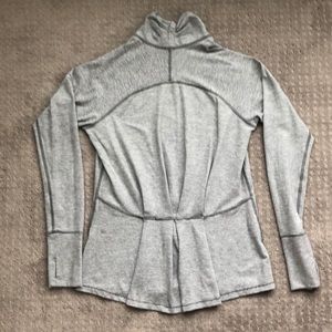 Lululemon mock neck pleated back top